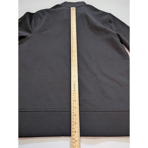 Michael Kors Men's NWT Black 1/4 Zip Pullover Sweatshirt Size Large $145 MSRP - Picture 10 of 12